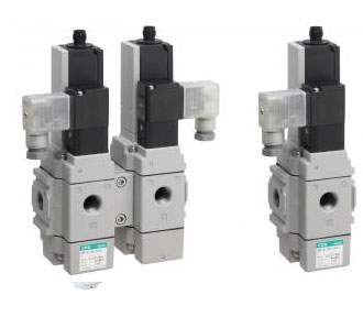 CKD Solenoid valve with spool position detection